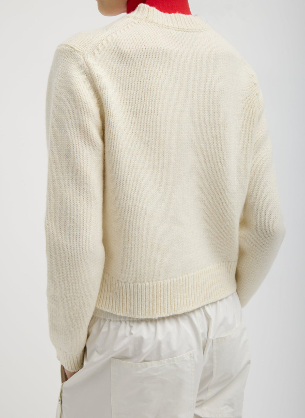 Soft Wool Ski Shrunken Sweater | Tibi Value