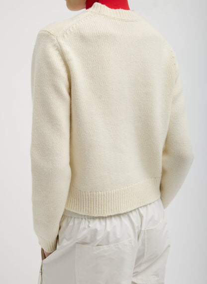 Soft Wool Ski Shrunken Sweater | Tibi Value