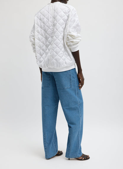 Cozy Quilting Sweatshirt | Tibi Hot Sale