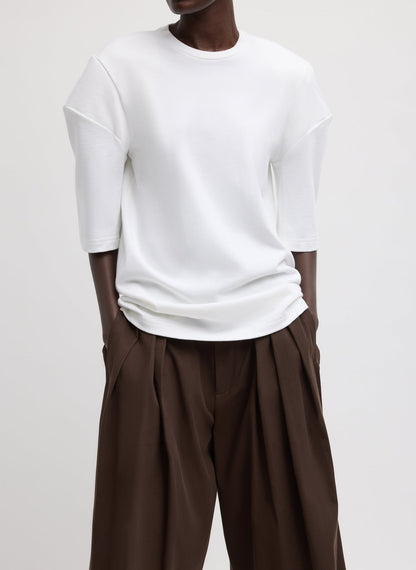 Perfect Hinged Sleeve T-Shirt | Tibi Trusted