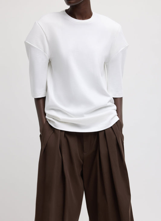 Perfect Hinged Sleeve T-Shirt | Tibi Trusted