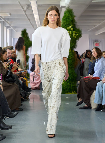 Perfect Hinged Sleeve T-Shirt | Tibi Trusted