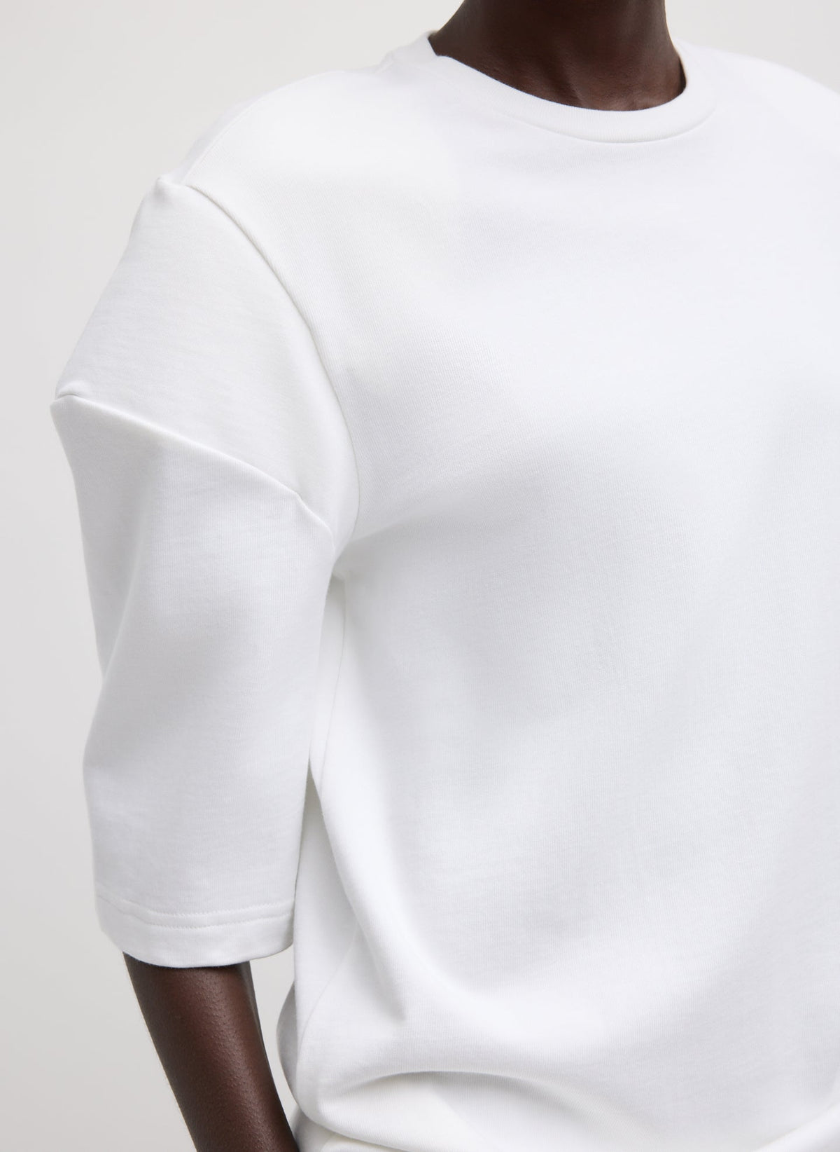 Perfect Hinged Sleeve T-Shirt | Tibi Trusted