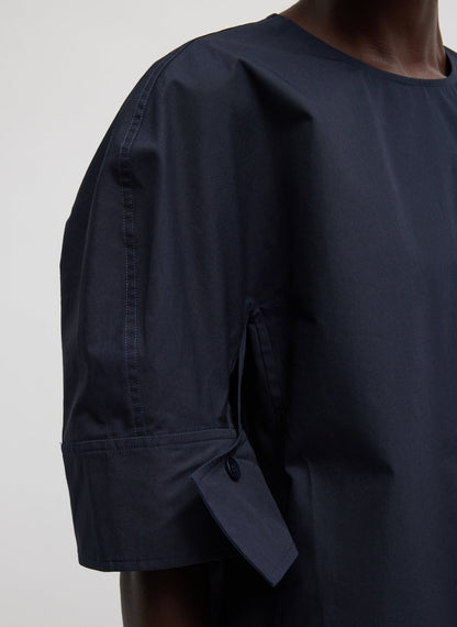 Compact Eco Poplin Reverse Sleeve Top | Tibi Deals
