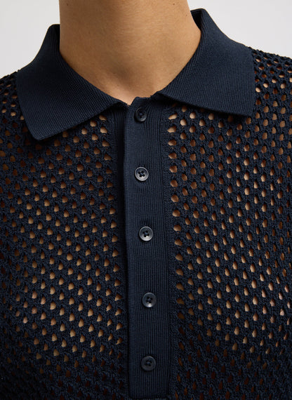 Crochet Netting Slim Polo | Tibi Best Price