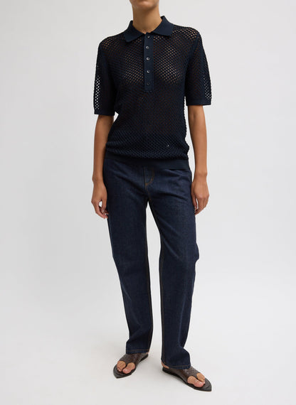 Crochet Netting Slim Polo | Tibi Best Price