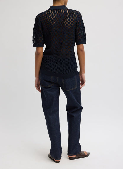Crochet Netting Slim Polo | Tibi Best Price