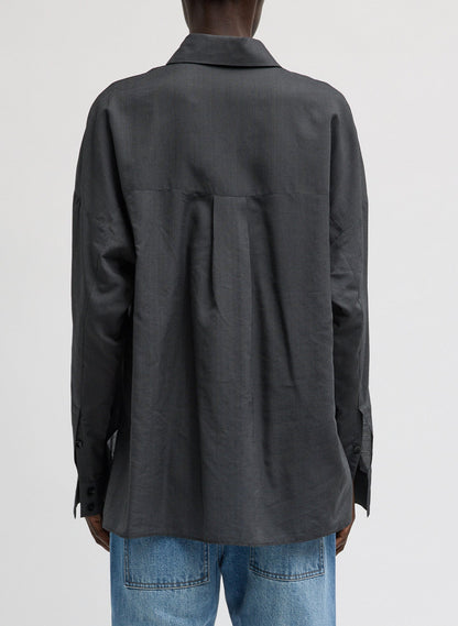 Ultra Light Silk Tencel Oversized Shirt | Tibi Best Seller