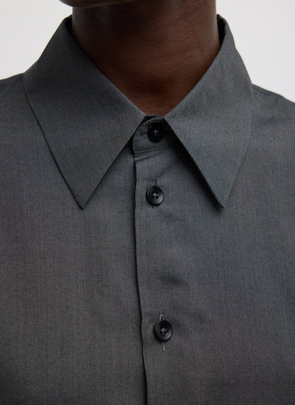 Ultra Light Silk Tencel Oversized Shirt | Tibi Best Seller