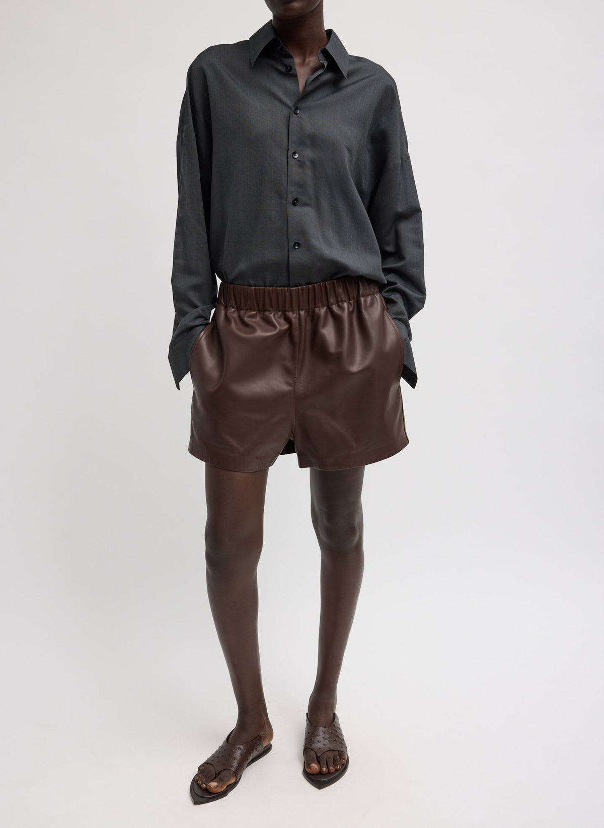 Ultra Light Silk Tencel Oversized Shirt | Tibi Best Seller