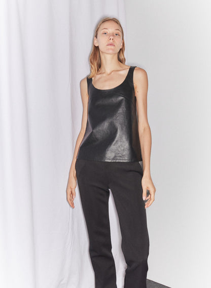 Light Weight Leather Tank Top | Tibi Customer Favorite