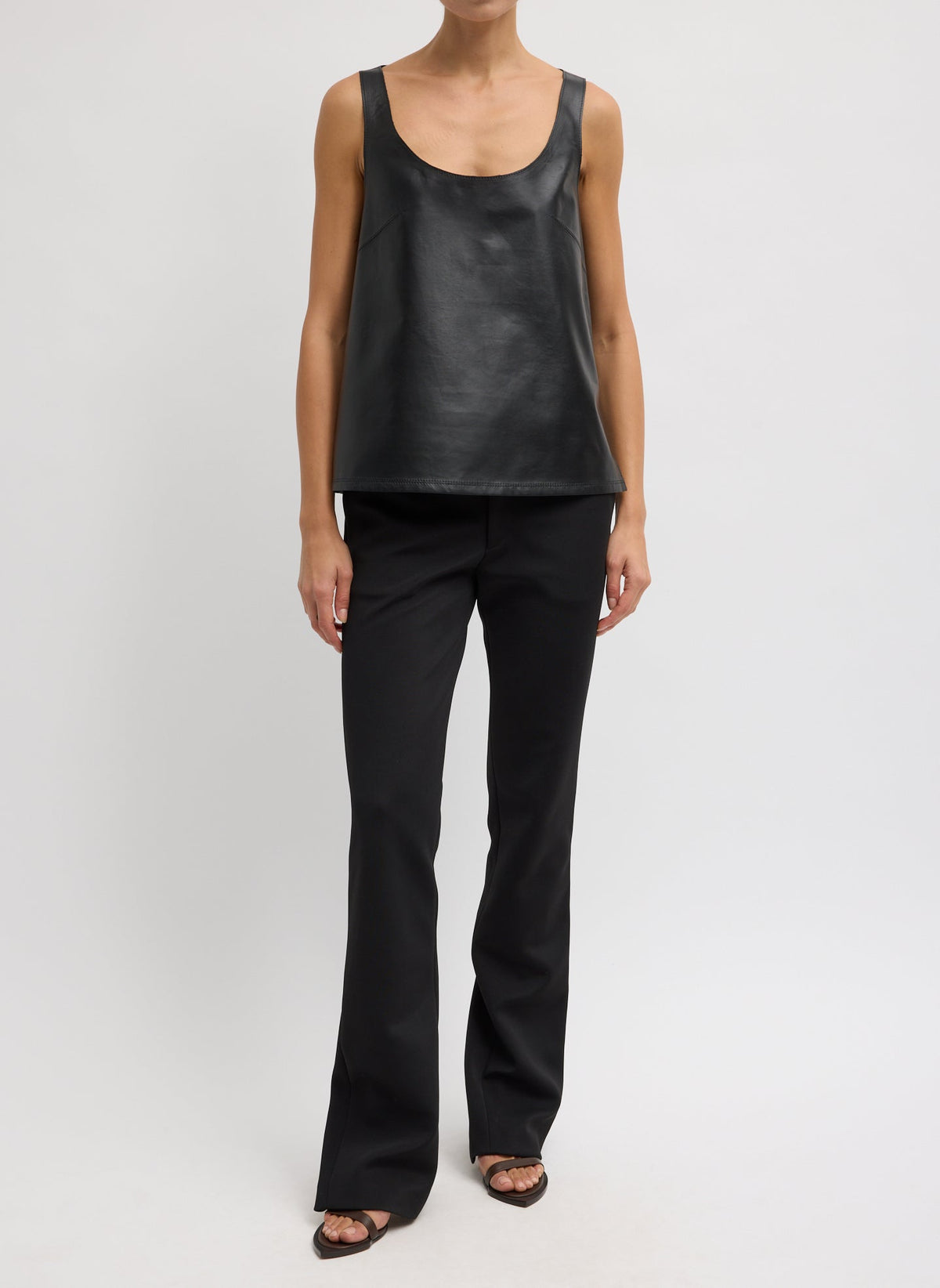 Light Weight Leather Tank Top | Tibi Customer Favorite