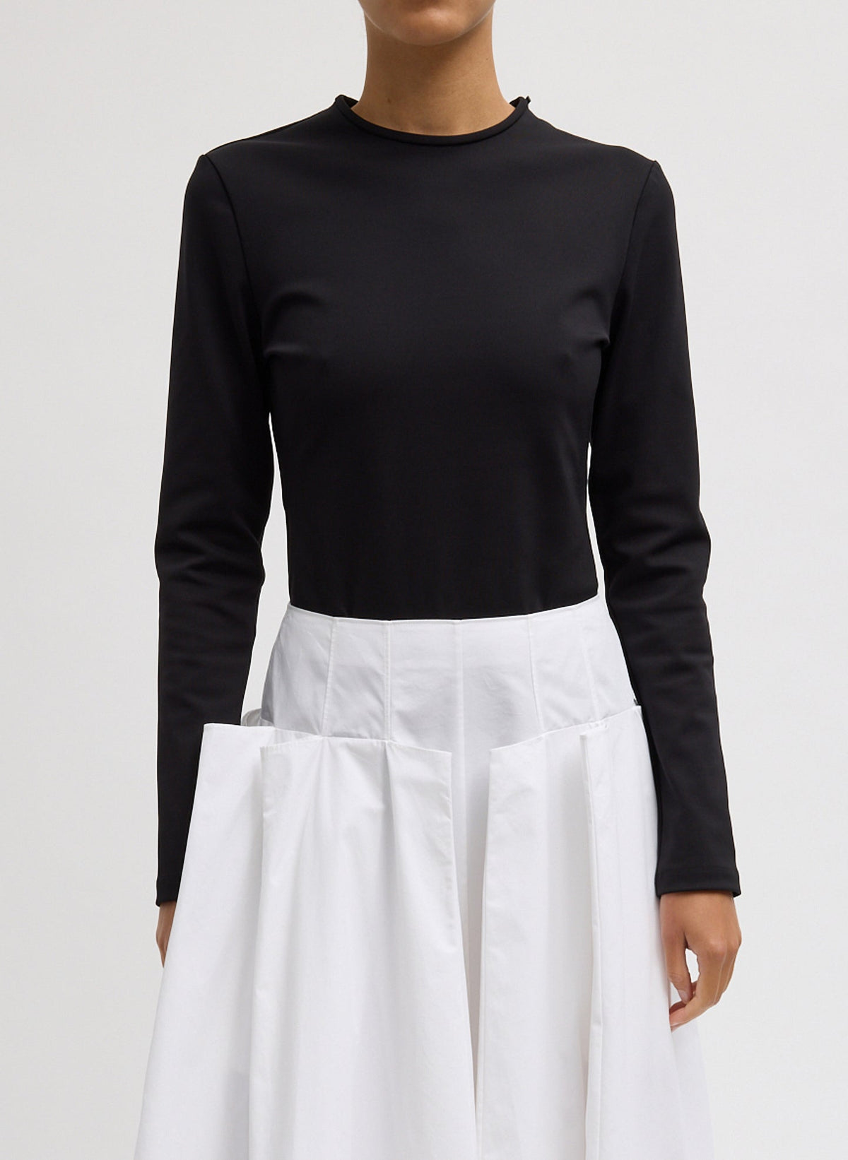 Compact Ultra Stretch Cut Out Back Top | Tibi Hot Sale
