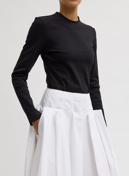 Compact Ultra Stretch Cut Out Back Top | Tibi Hot Sale