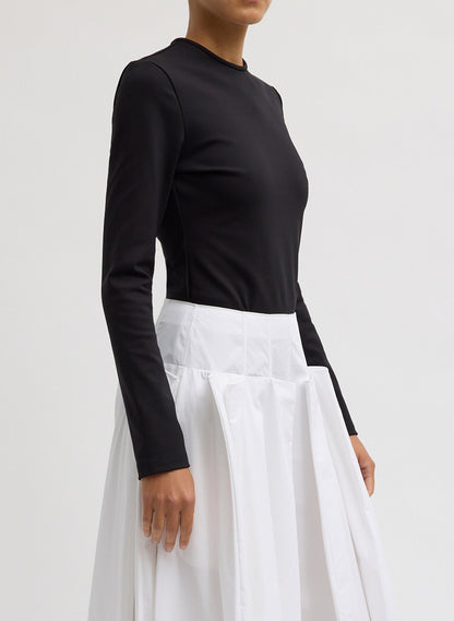 Compact Ultra Stretch Cut Out Back Top | Tibi Hot Sale