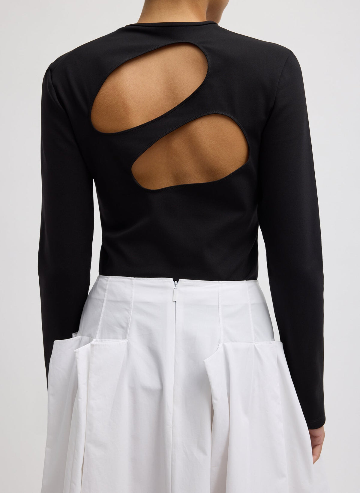 Compact Ultra Stretch Cut Out Back Top | Tibi Hot Sale