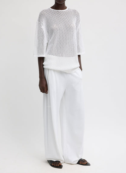 Crochet Netting Oversized Easy T-Shirt | Tibi Discount