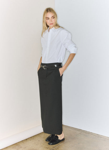 Compact Eco Poplin Hinged Shirt | Tibi Best Seller