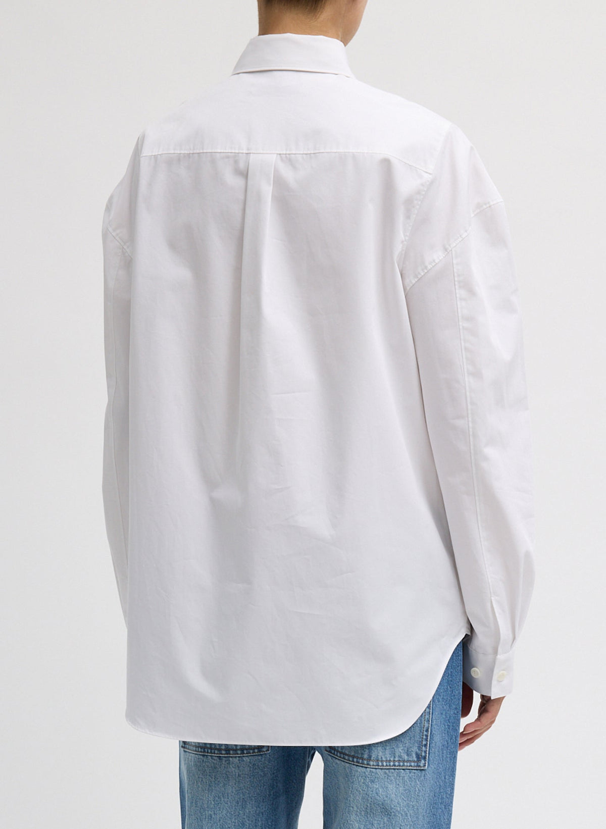 Compact Eco Poplin Hinged Shirt | Tibi Best Seller