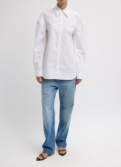 Compact Eco Poplin Hinged Shirt | Tibi Best Seller