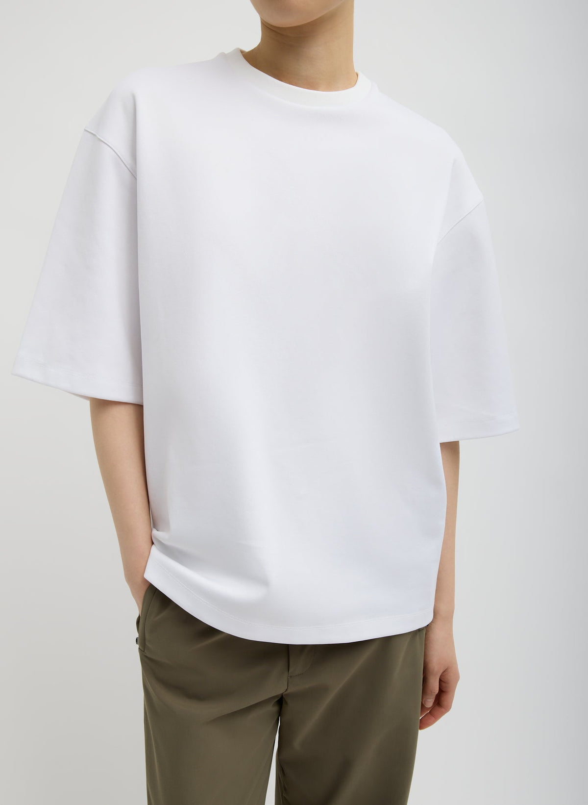Active Knit Easy T-Shirt | Tibi Classic