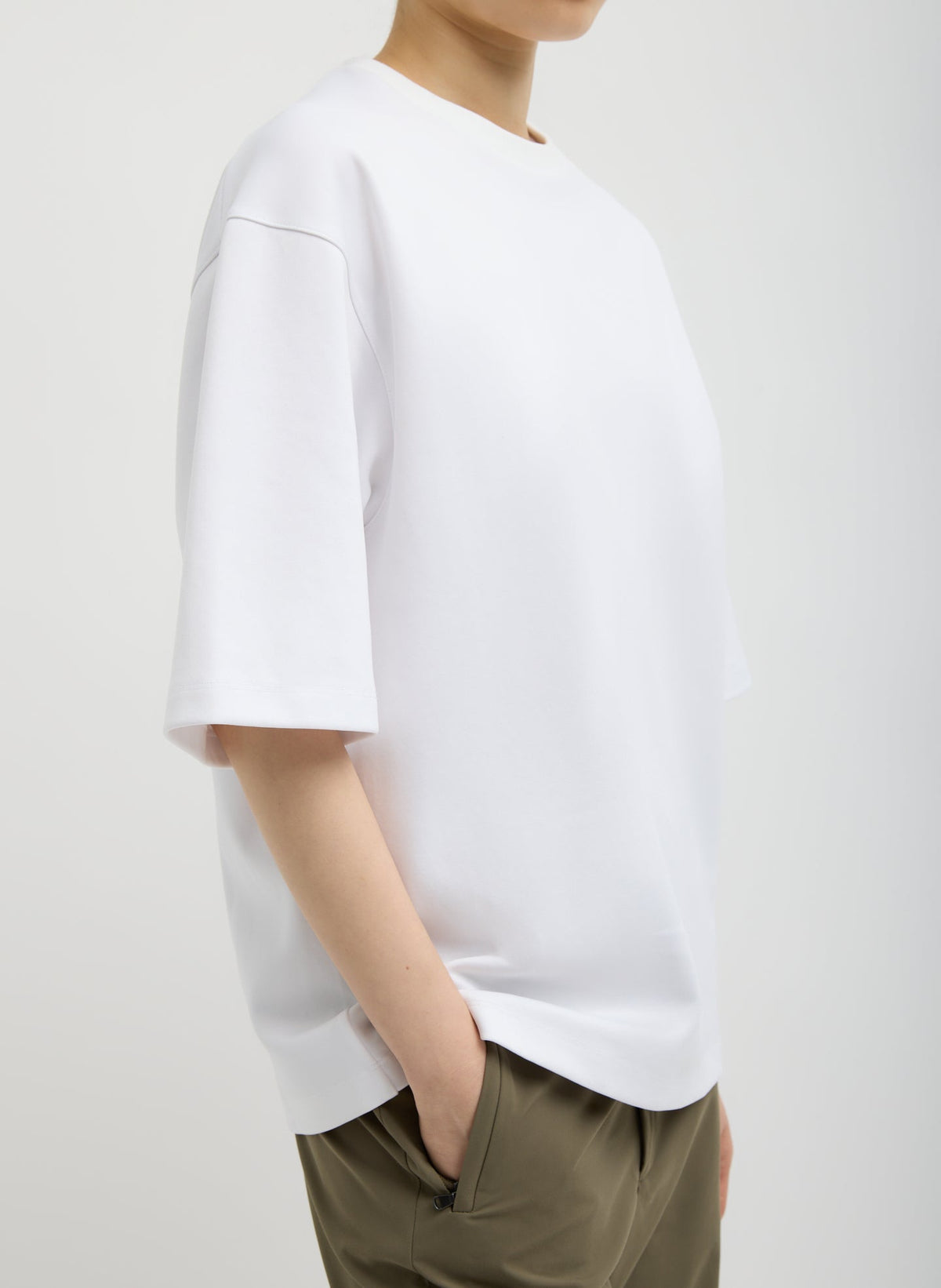Active Knit Easy T-Shirt | Tibi Classic