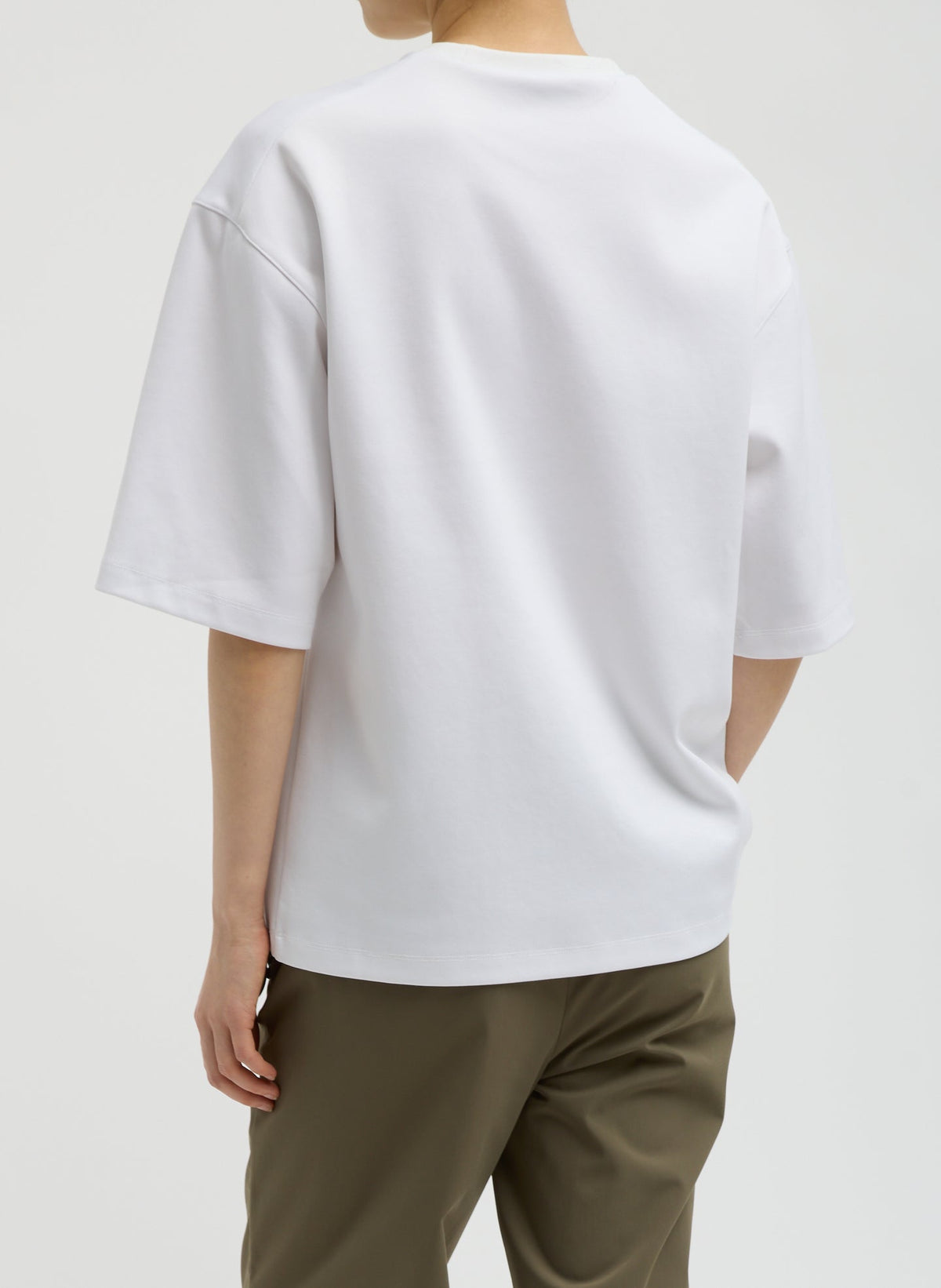 Active Knit Easy T-Shirt | Tibi Classic