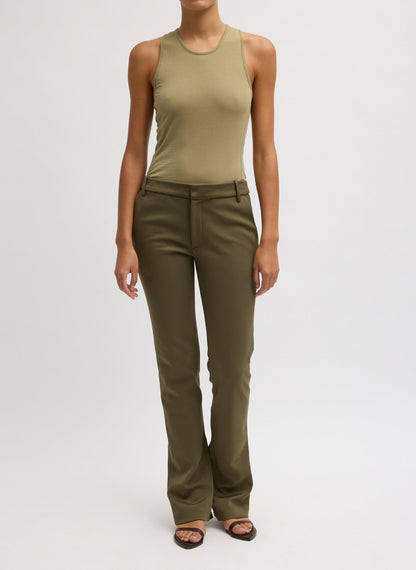 Crewneck Racerback Bodysuit | Tibi Everyday