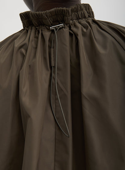 Italian Sporty Nylon Shirred Anorak Top | Tibi Deals