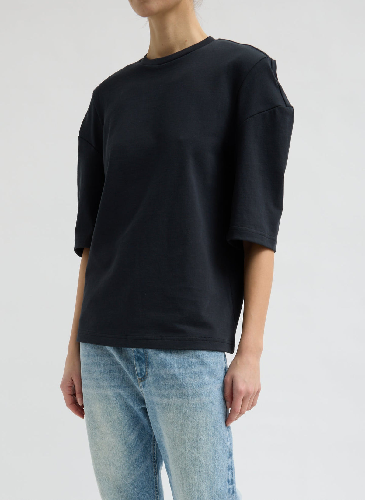 Perfect Hinged Sleeve T-Shirt | Tibi Discount