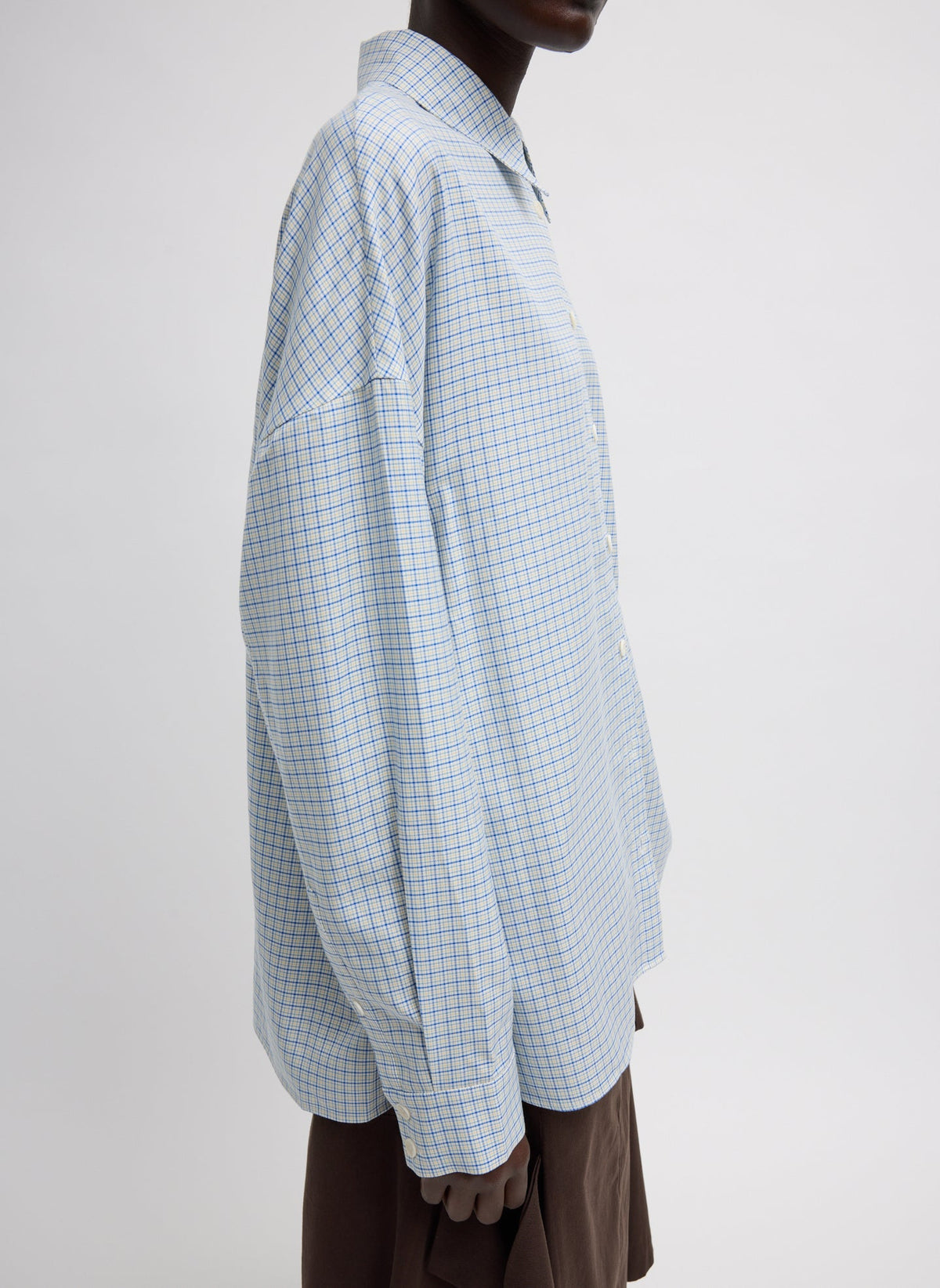 Linus Check Oversized Shirt | Tibi Sale