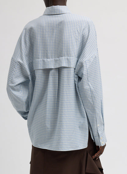 Linus Check Oversized Shirt | Tibi Sale
