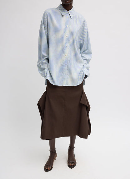 Linus Check Oversized Shirt | Tibi Sale