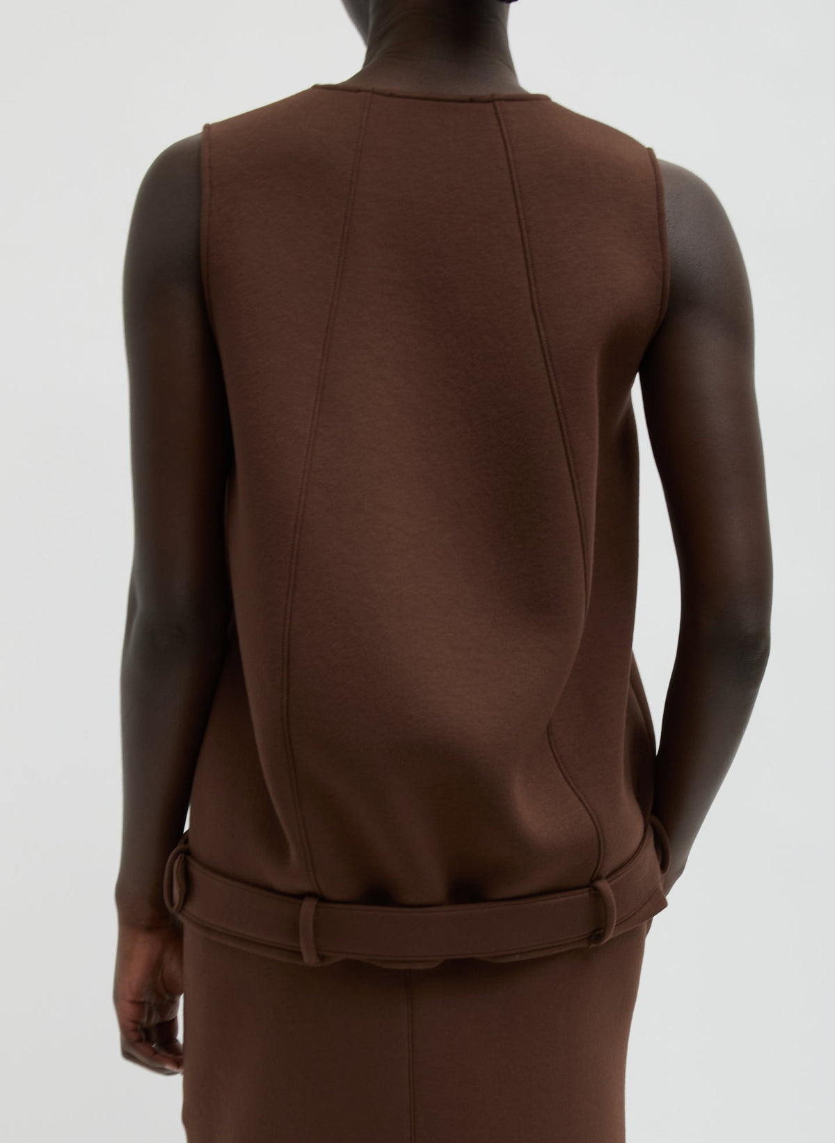 Bonded Viscose Tank Top | Tibi Signature