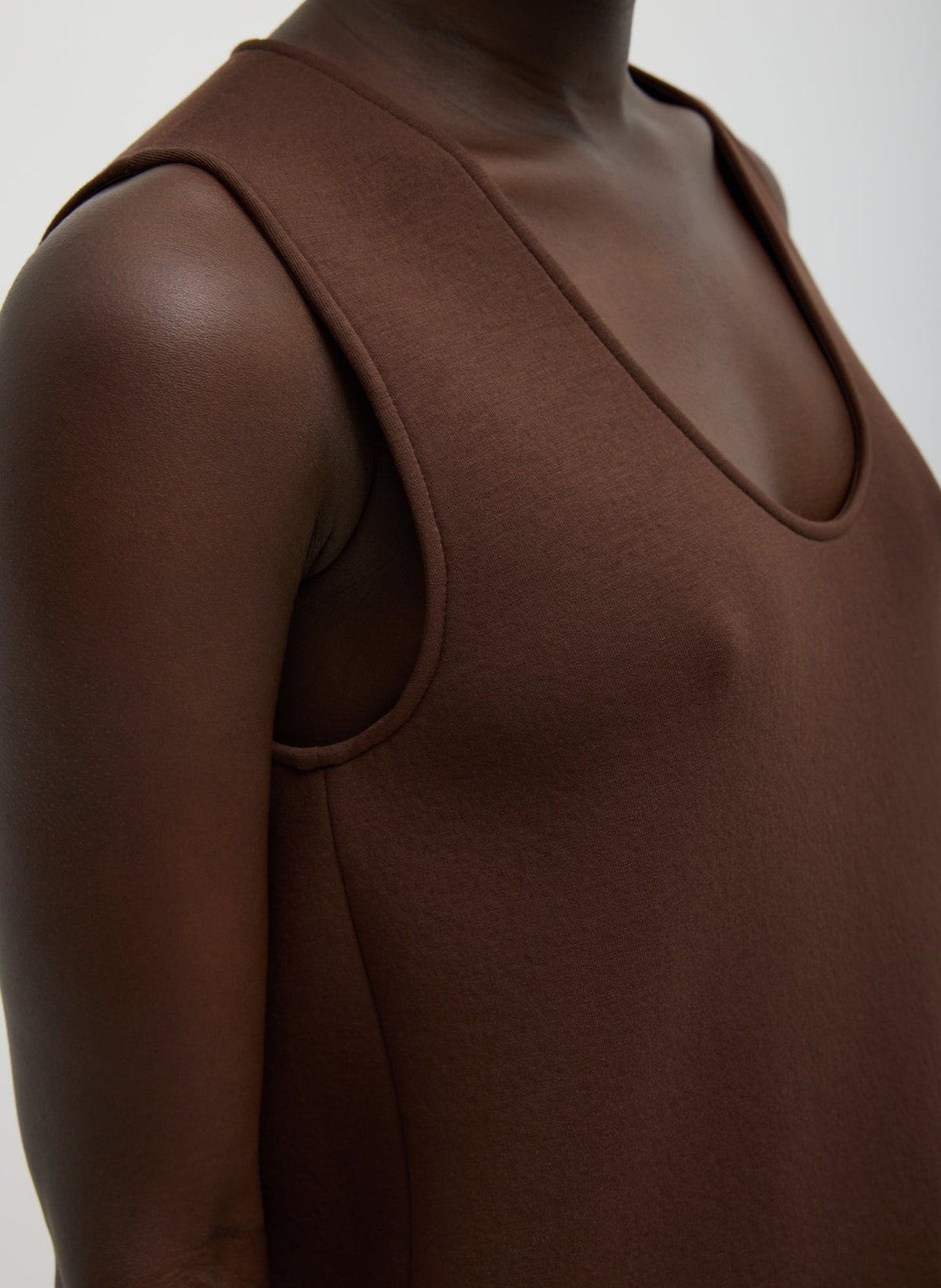 Bonded Viscose Tank Top | Tibi Signature