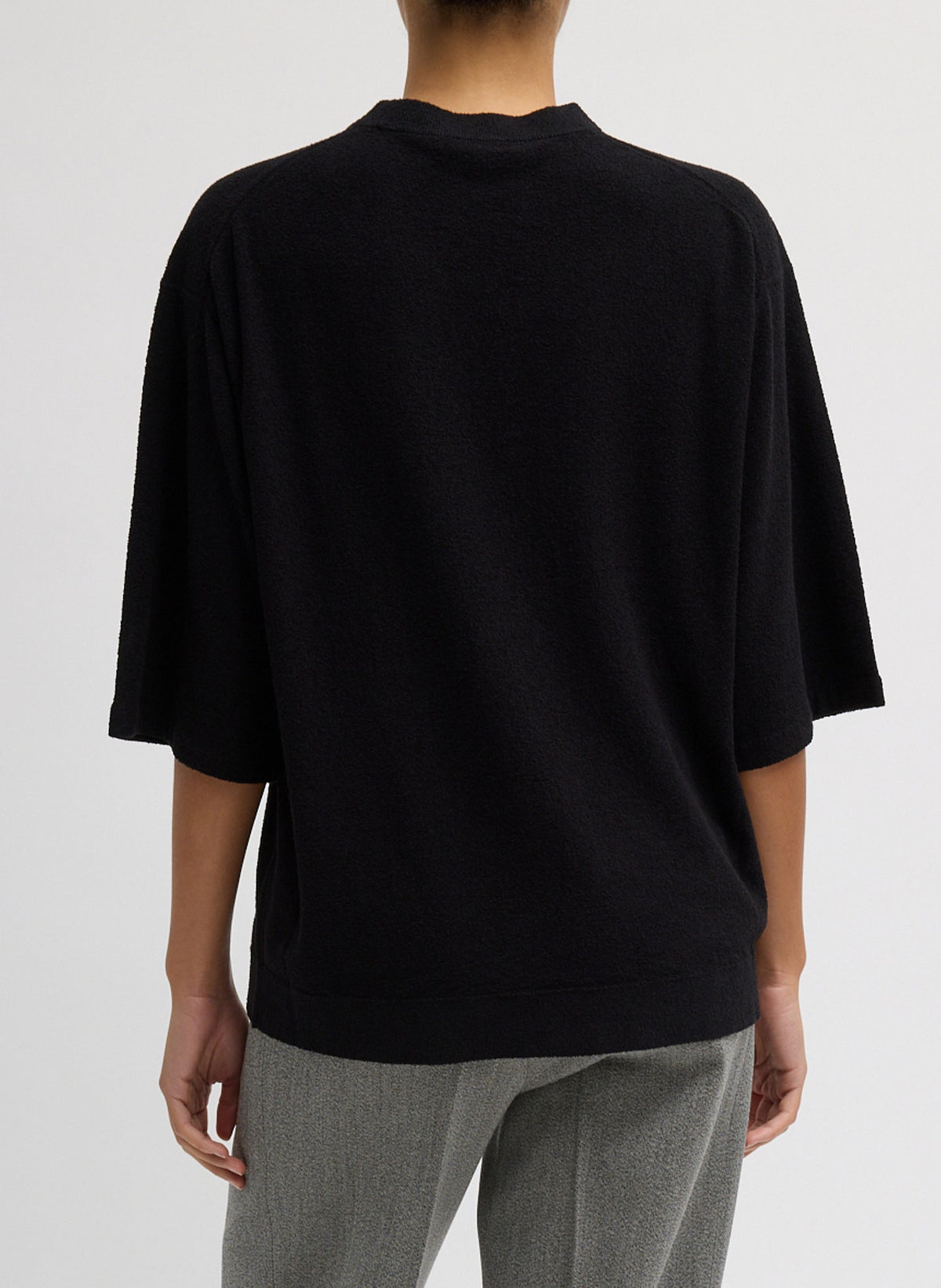 Sable Oversized Easy T-Shirt | Tibi Sale