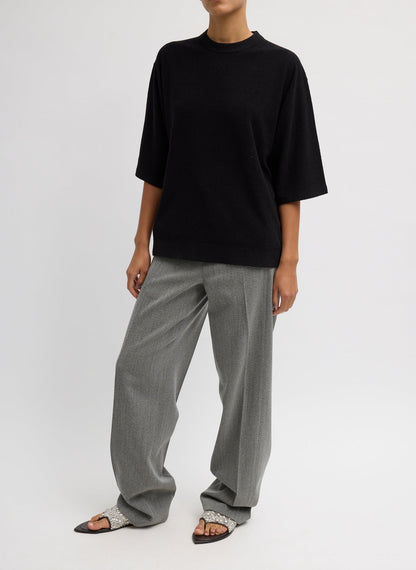 Sable Oversized Easy T-Shirt | Tibi Sale