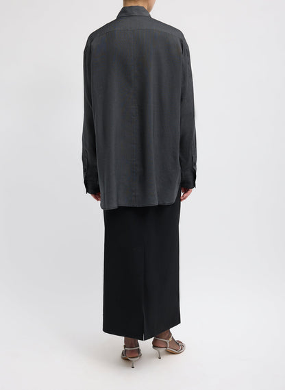 Silk Voile Easy Pintucked Shirt | Tibi Sale