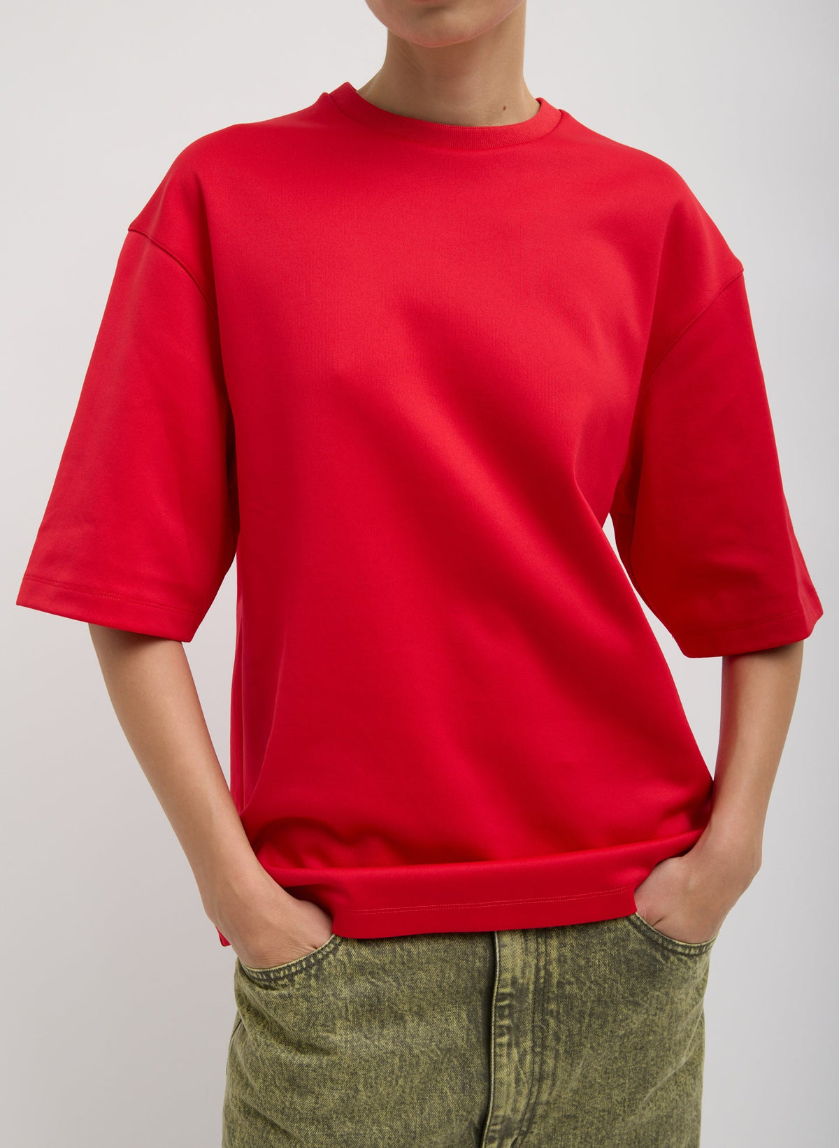 Active Knit Easy T-Shirt | Tibi Special Offer