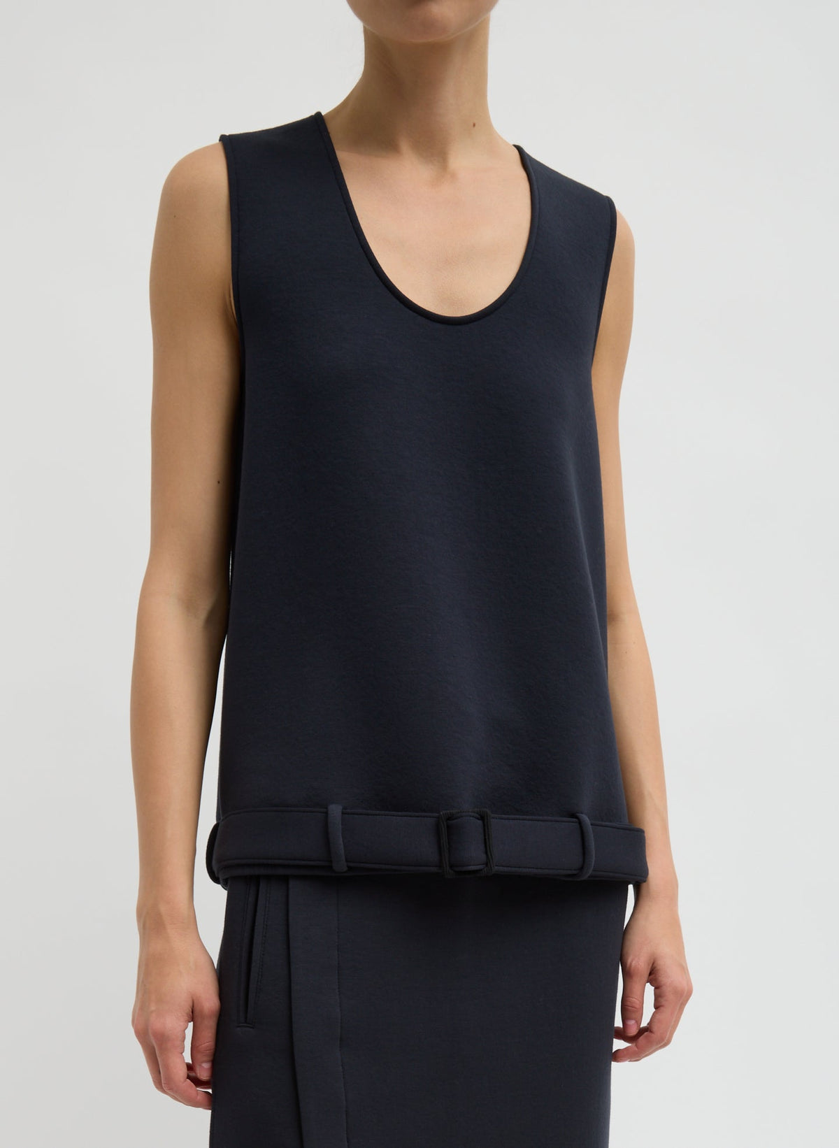 Bonded Viscose Tank Top | Tibi Customer Favorite