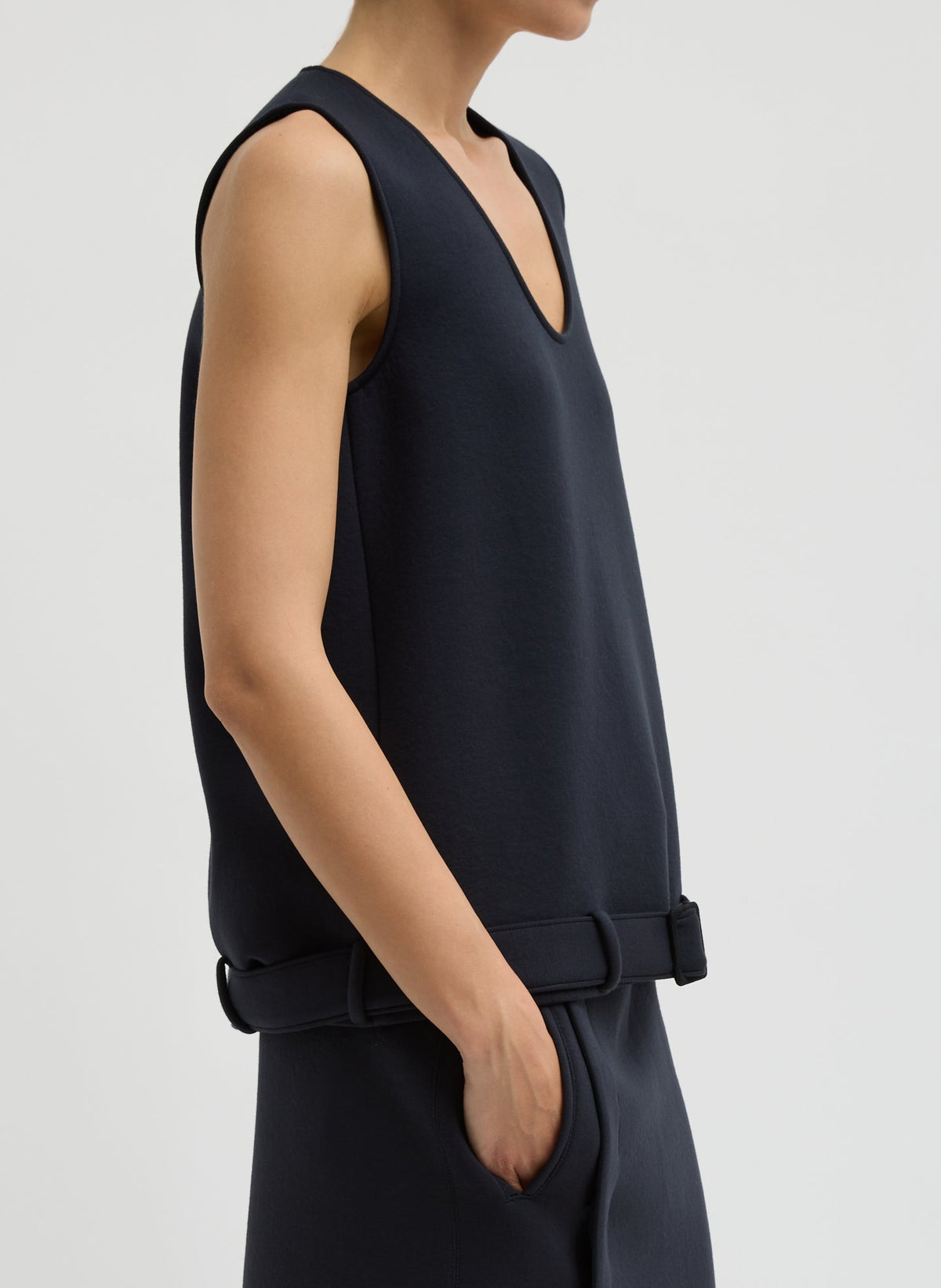 Bonded Viscose Tank Top | Tibi Customer Favorite