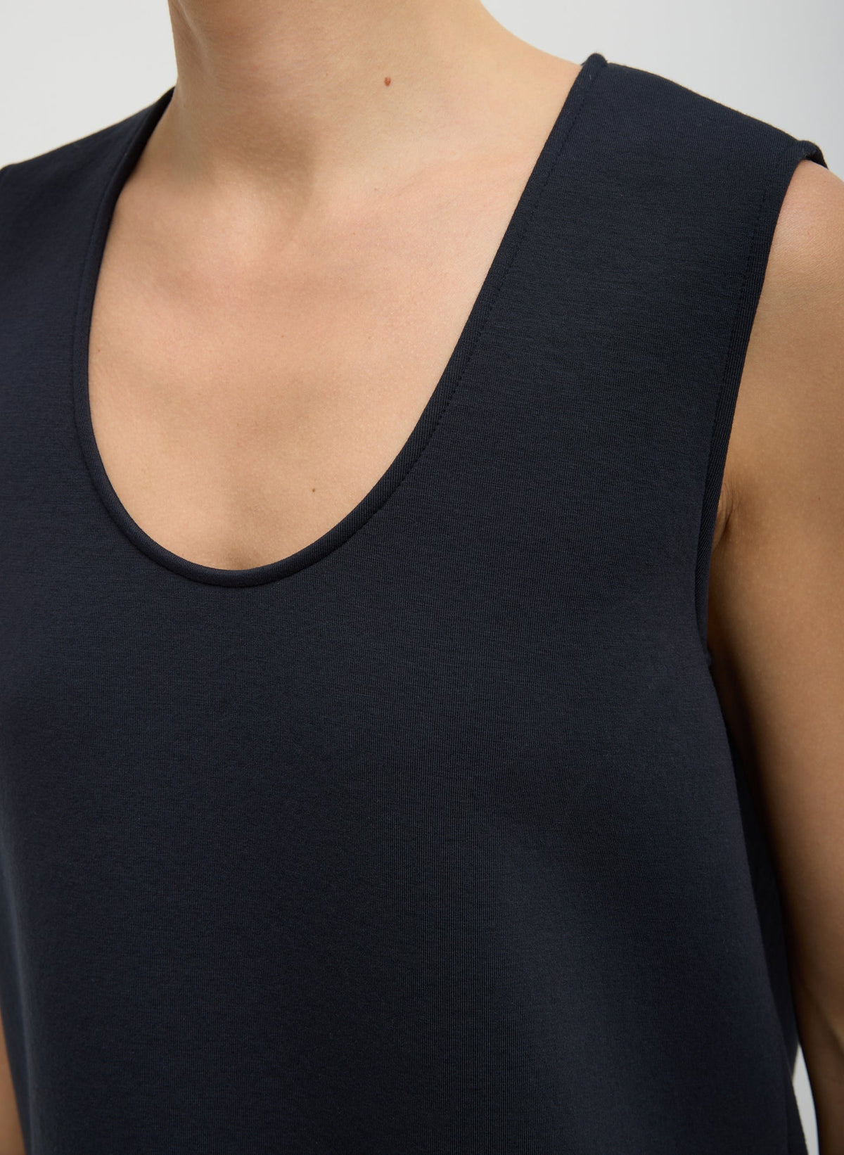Bonded Viscose Tank Top | Tibi Customer Favorite