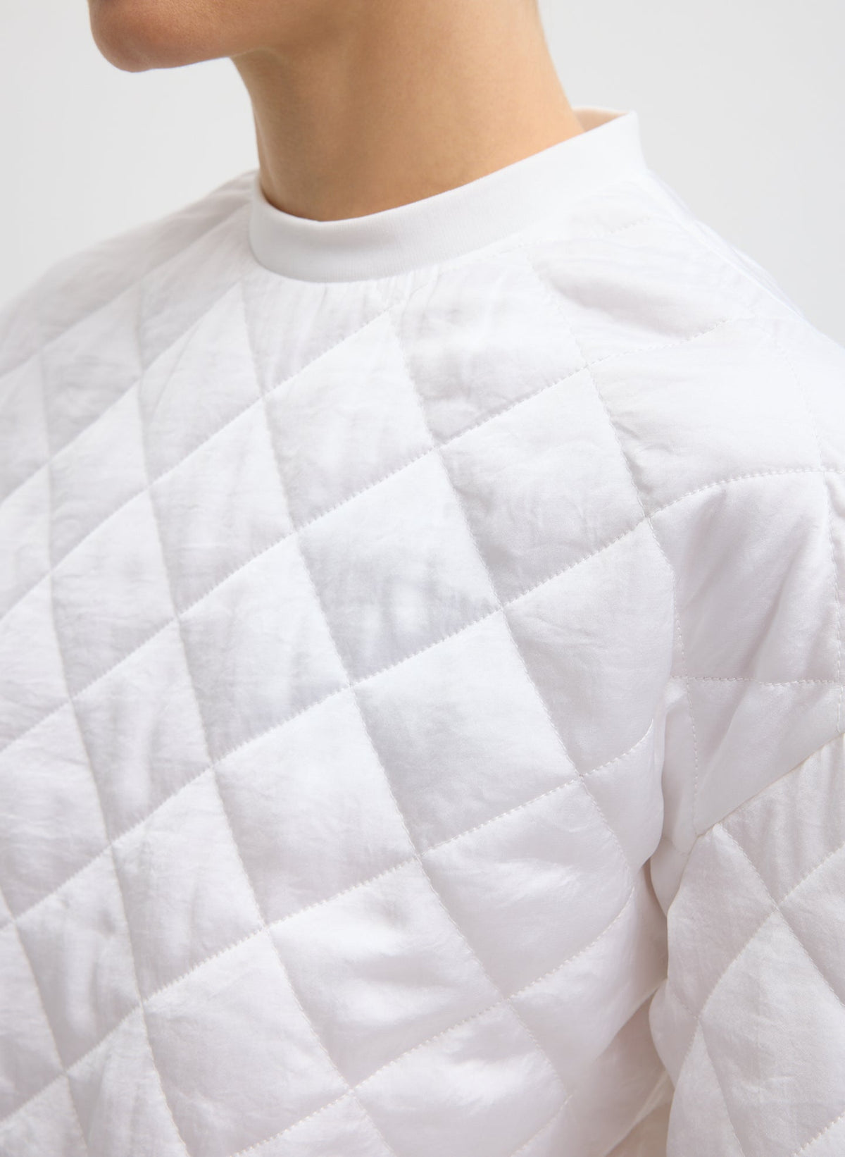 Cozy Quilting Anorak T-Shirt | Tibi Signature