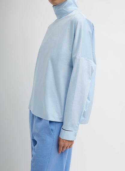 Eco Poplin Funnel Neck Dolman Top | Tibi Discount