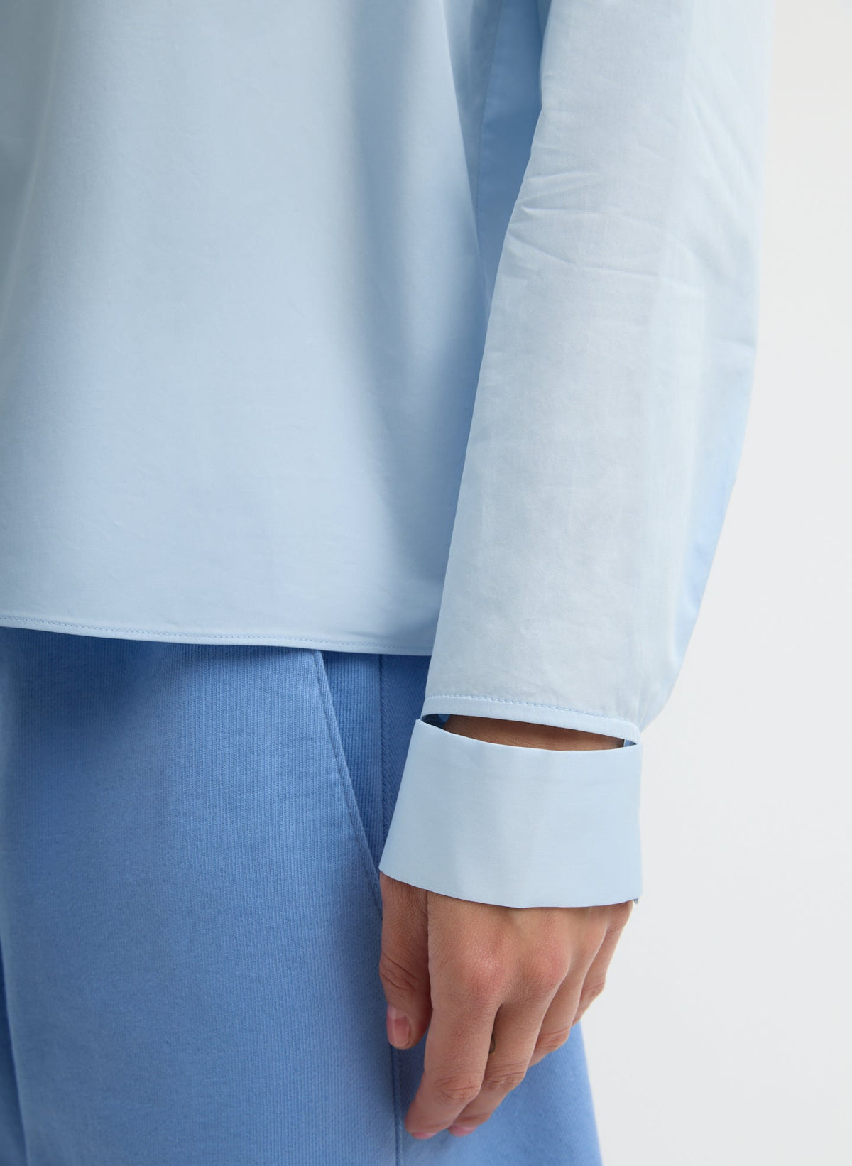 Eco Poplin Funnel Neck Dolman Top | Tibi Discount