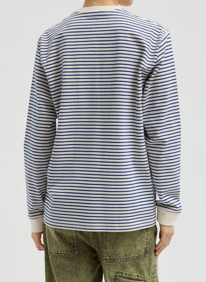 Striped Perfect Unisex Long Sleeve T-Shirt | Tibi Essential