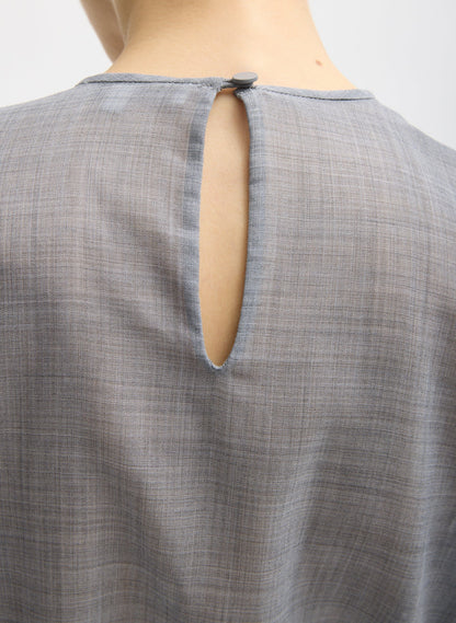 Sheer Wool Gauze Easy T-Shirt | Tibi Everyday