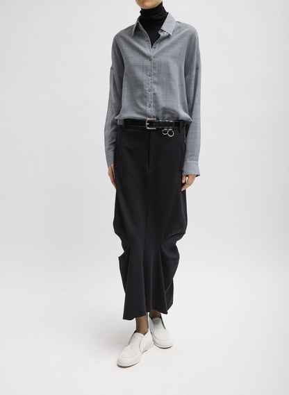 Sheer Wool Gauze Oversized Shirt | Tibi Value