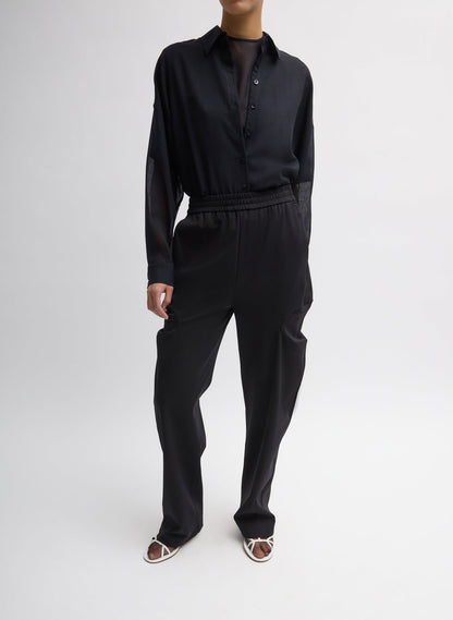 Sheer Wool Gauze Oversized Shirt | Tibi Quality