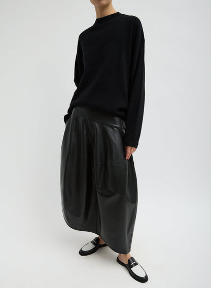 Leather Asymmetrical Balloon Skirt | Tibi Top Pick